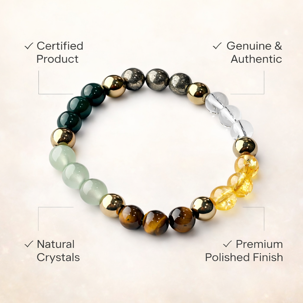 Dhanyog Bracelet | Lab Certified Multi-Stone Wealth Bracelet