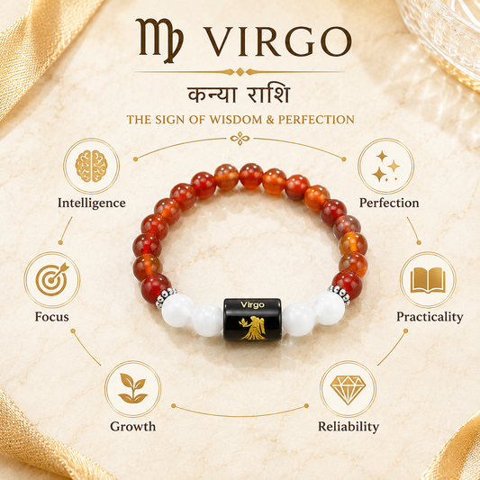 Virgo Zodiac Bracelet (कन्या राशि)