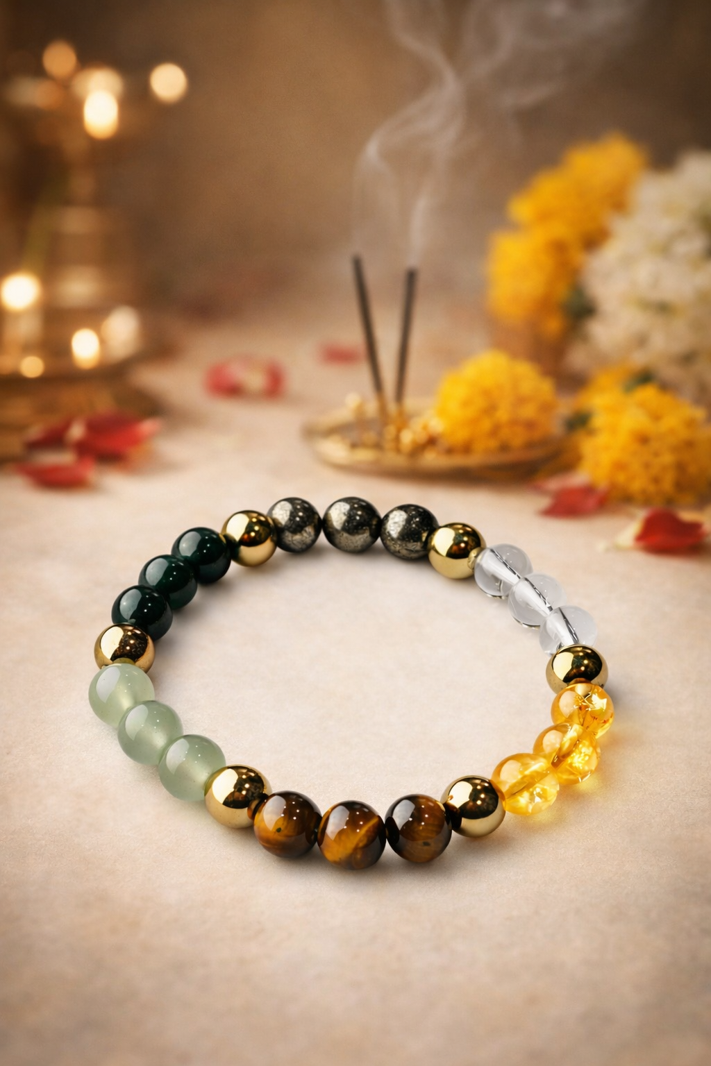 Dhanyog Bracelet | Lab Certified Multi-Stone Wealth Bracelet