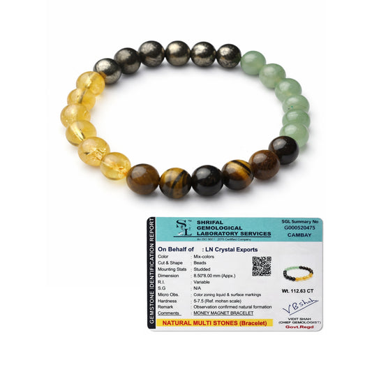 Crystal Bracelet 💰 | Natural Multi Stone Bracelet