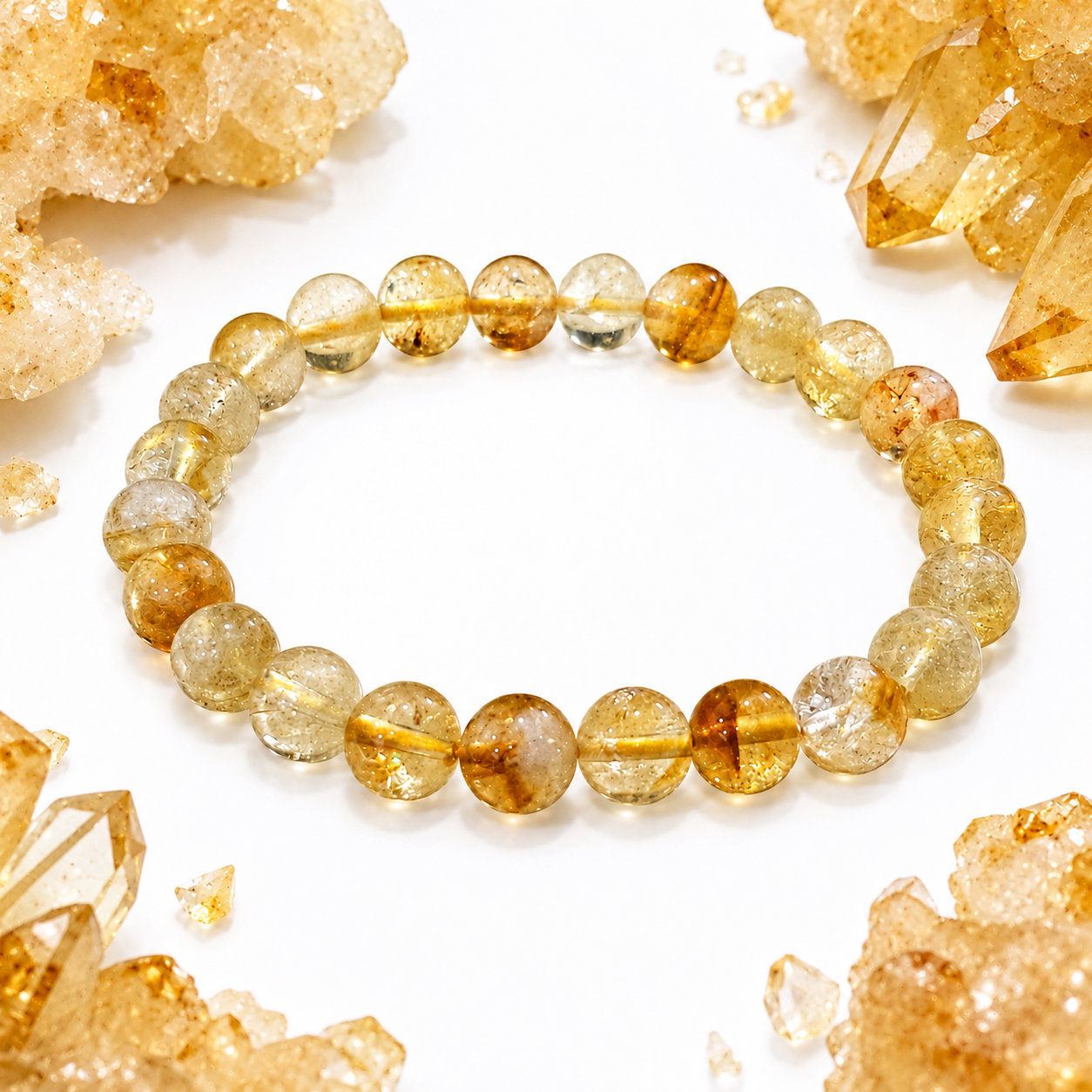 Natural Citrine Bracelet 8mm