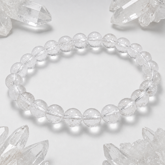 Natural Clear Quartz Bracelet 8mm