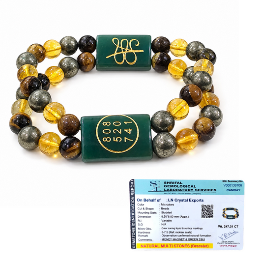 Money Magnet Double Zibu Coin Bracelet – Wealth & Prosperity Edition