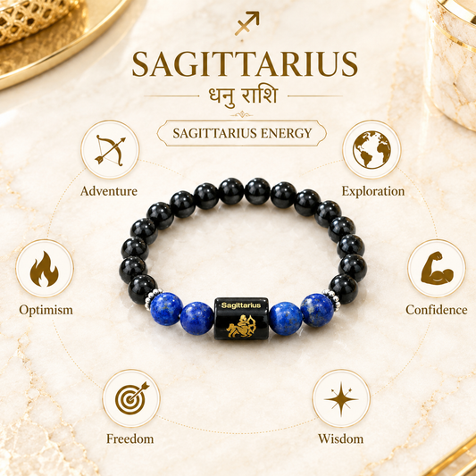 Sagittarius Zodiac Bracelet (धनु राशि)