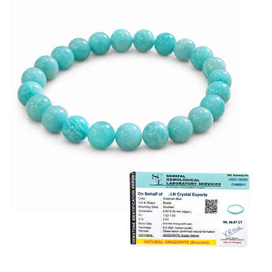 Natural Amazonite Bracelet 8mm
