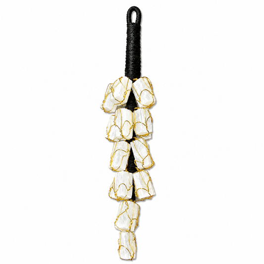 Selenite Crystal Hanging Decor | Natural Home & Meditation Decor