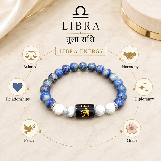 Libra Zodiac Bracelet (तुला राशि)