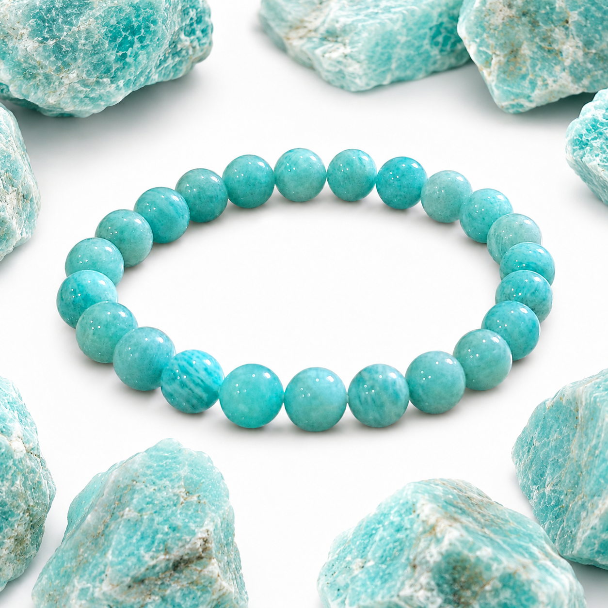 Natural Amazonite Bracelet 8mm