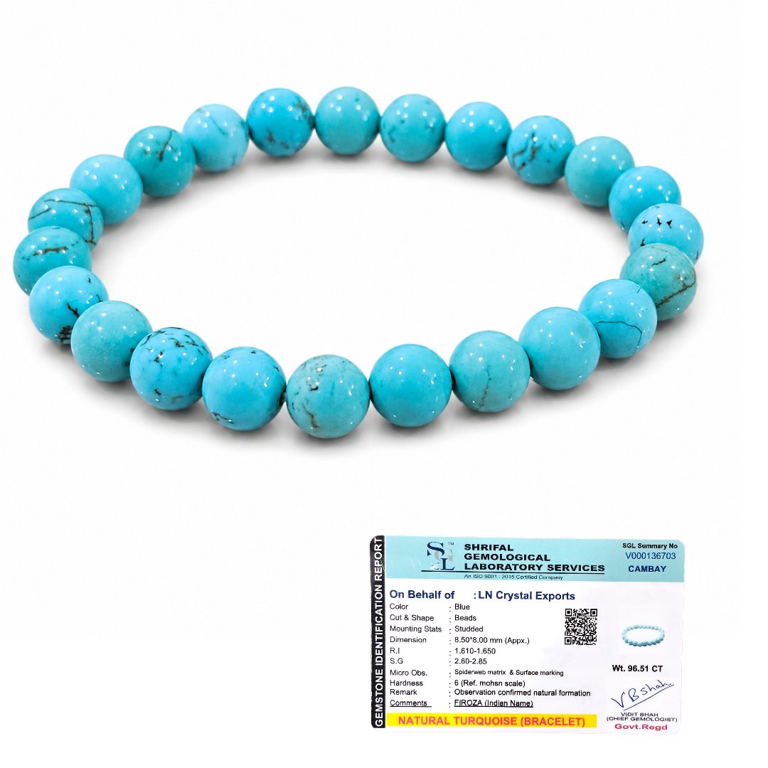 Natural Turquoise Bracelet 8mm