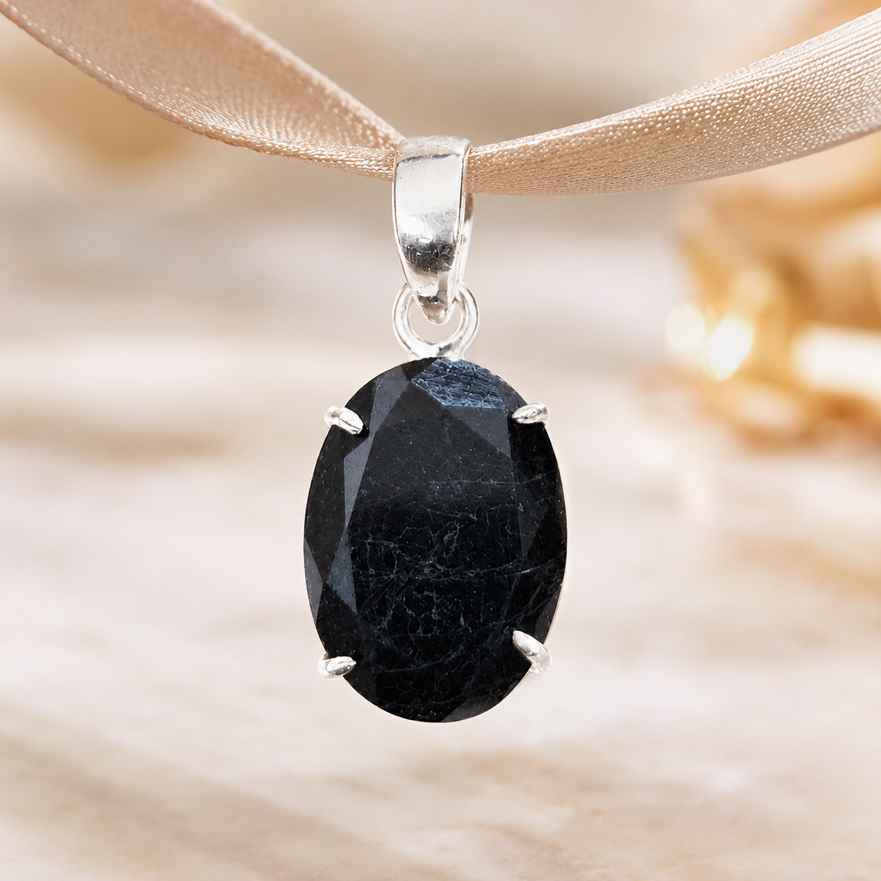 Natural Black Tourmaline Pendant | Handmade Black Tourmaline Gemstone Pendant | Healing Crystal Jewelry