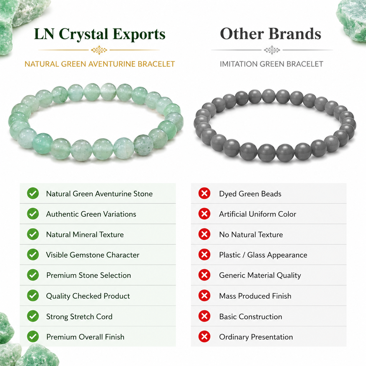 Natural Green Aventurine Bracelet 8mm