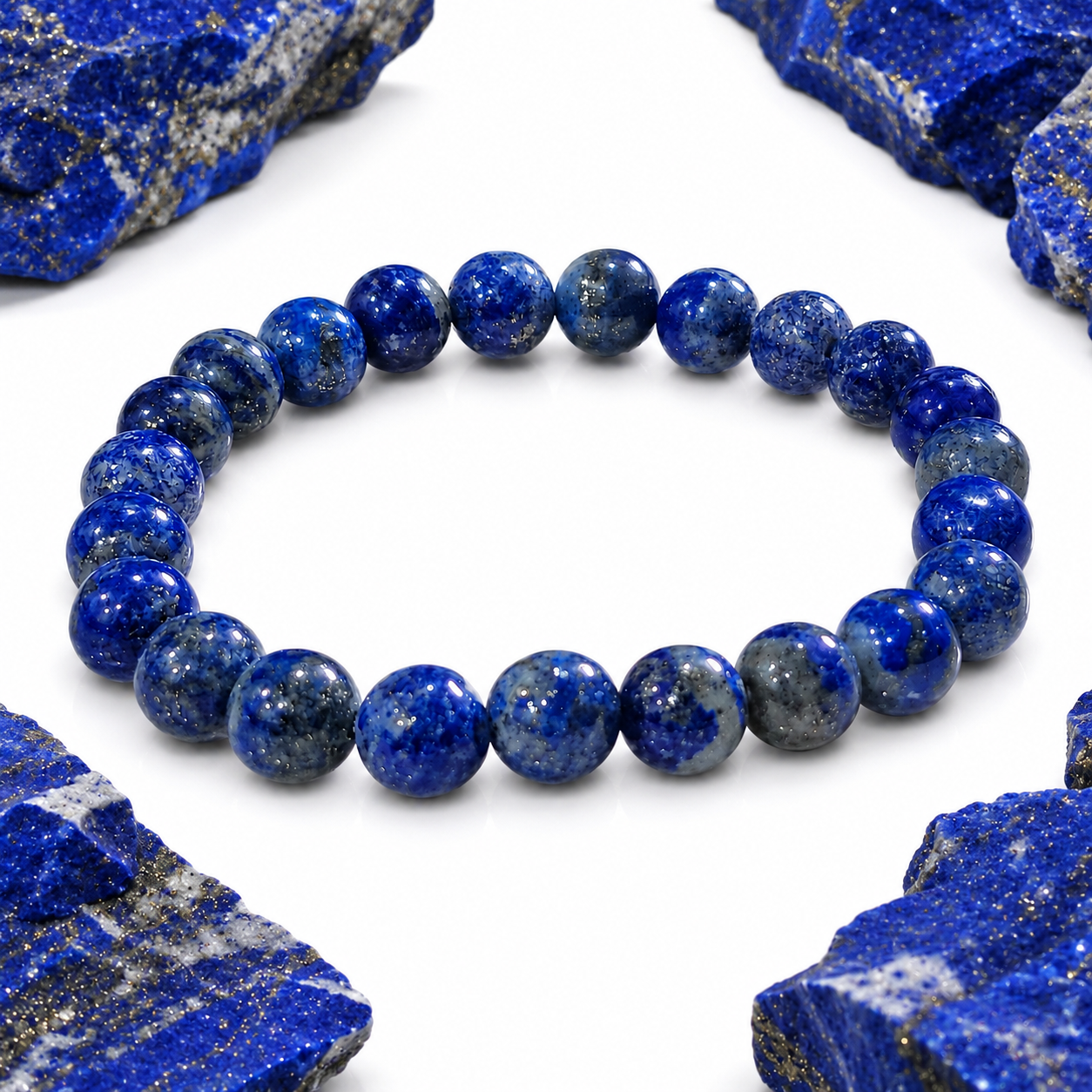 Natural Lapis Lazuli Bracelet 8mm