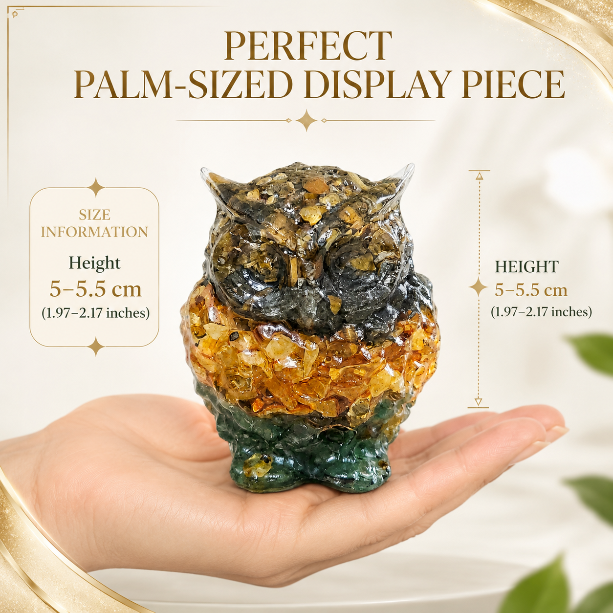 Money Magnet Owl – Handcrafted Crystal Owl