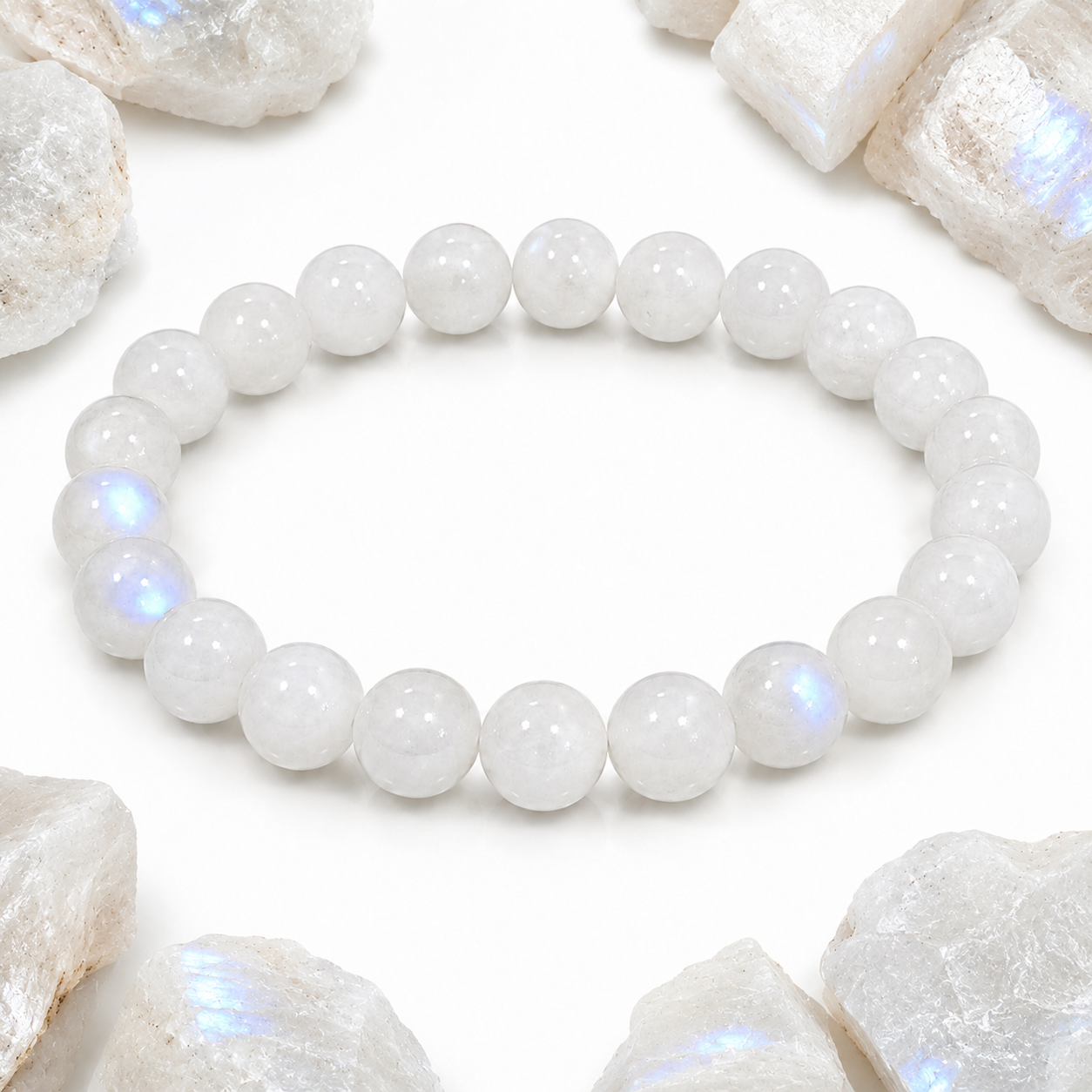 Natural Moonstone Bracelet – Intuition, Emotional Balance & Inner Harmony Bracelet
