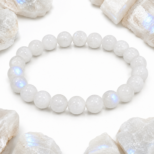 Natural Moonstone Bracelet – Intuition, Emotional Balance & Inner Harmony Bracelet