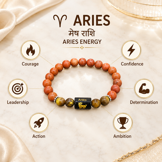 Aries Zodiac Bracelet (मेष राशि)